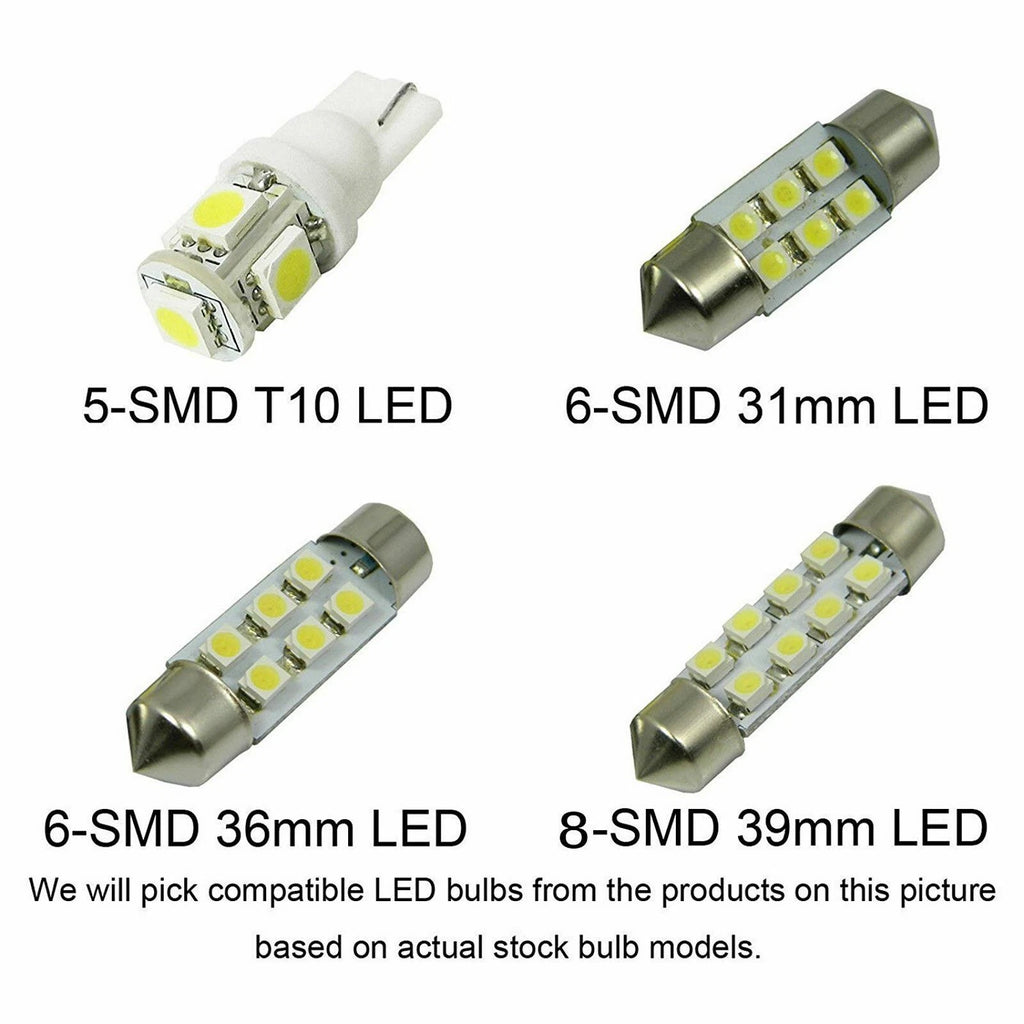 6-LED Full Interior Lights Package for Honda Accord (2003-2007)