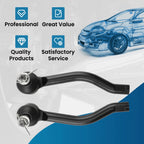 Set of 2 Front Left Right Tie Rod Ends for Nissan Altima Maxima Murano (2007–2018)