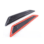 Black Bonnet Hood Vent Scoop Covers for Chevy Camaro (2016–2018)