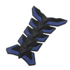 Grip Fuel Tank Pad Cap Cover Guard for Honda Motorcycle (Universal) Blue