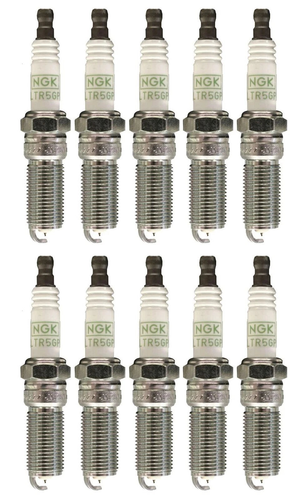 Set of 10 NGK G-Power Platinum Spark Plugs for Buick Chevy Lincoln Isuzu Mazda Saab
