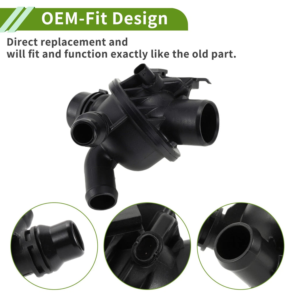 Engine Coolant Thermostat Housing Assembly for BMW 640i (2012–2018)