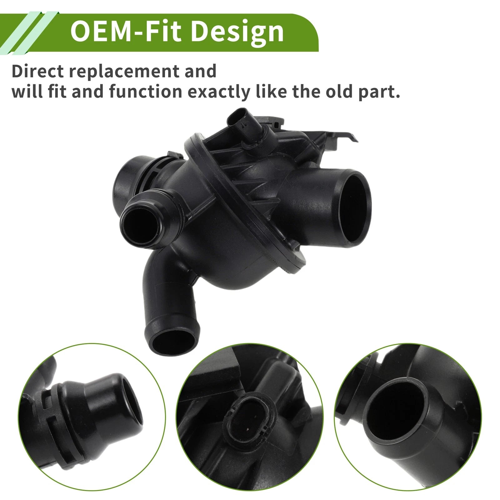 Engine Coolant Thermostat Housing Assembly for BMW 640i (2012–2018)