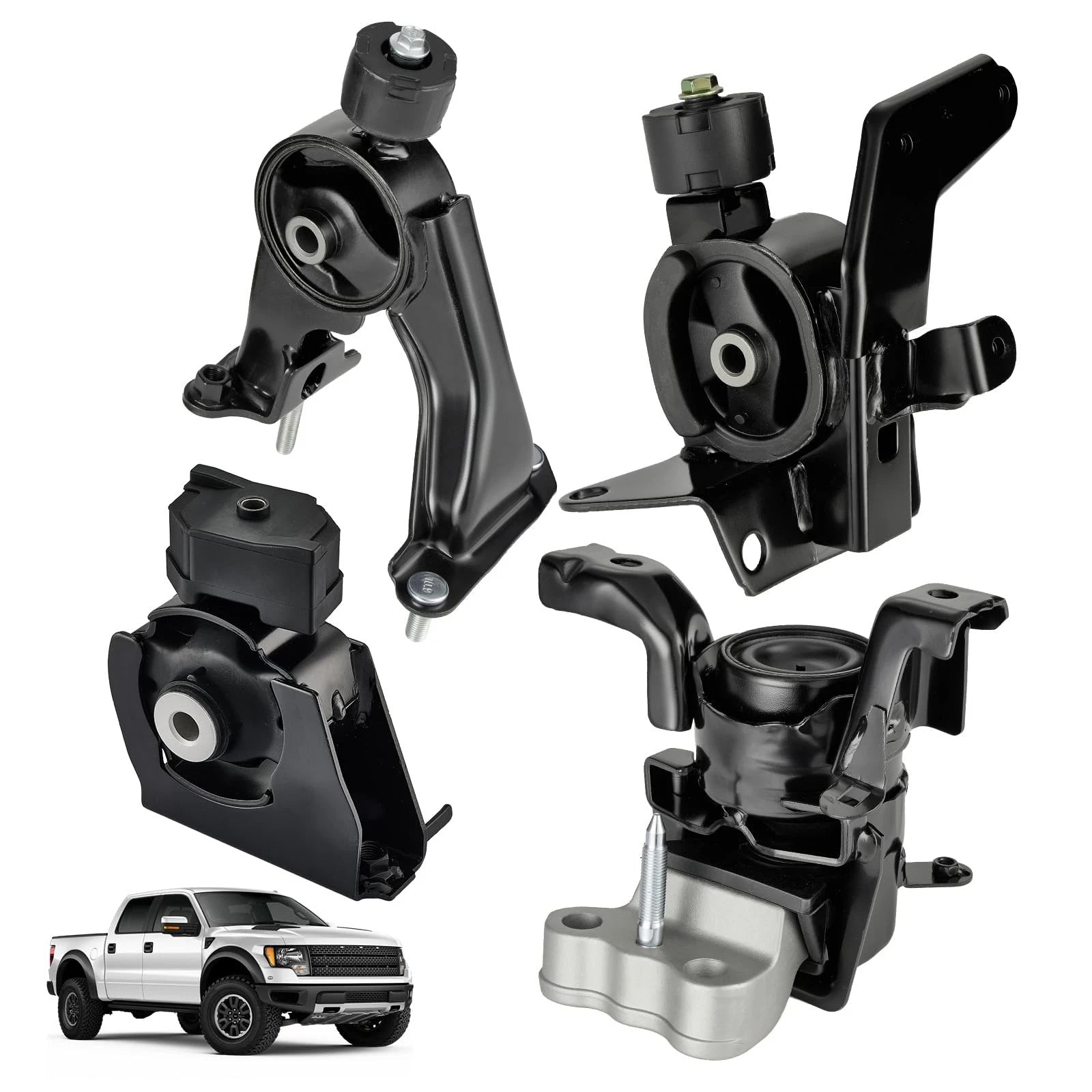 Set of 4 Engine Motor Trans Mounts for Corolla Matrix Vibe (2009–2018)