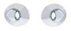 Chrome License Plate Light Lens Replacement for Ford Pickup (1990–2004)