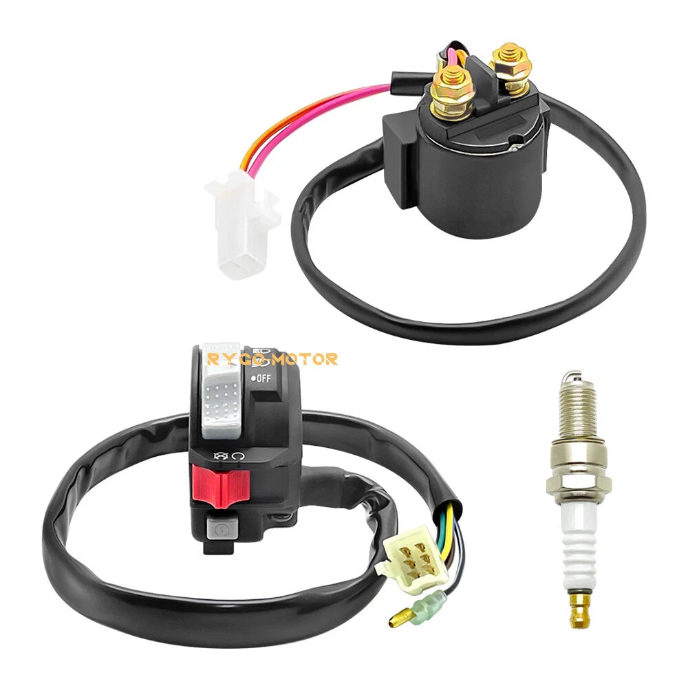 Handlebar Start Stop Switch Relay Spark Kit for Yamaha Warrior 350 (1996–2001)