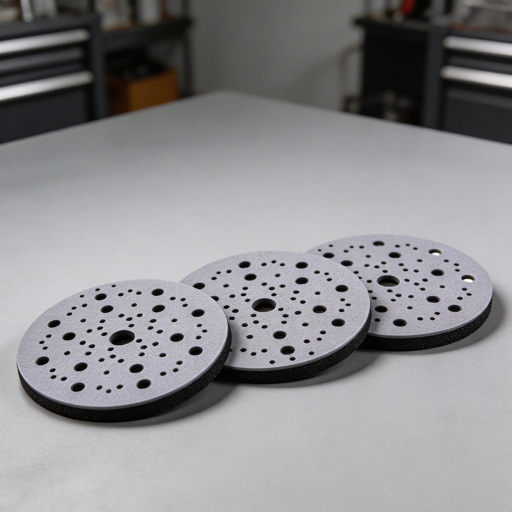 3PCS 150mm Polishing Backing Pads with 70 Holes for Enhanced Cutting