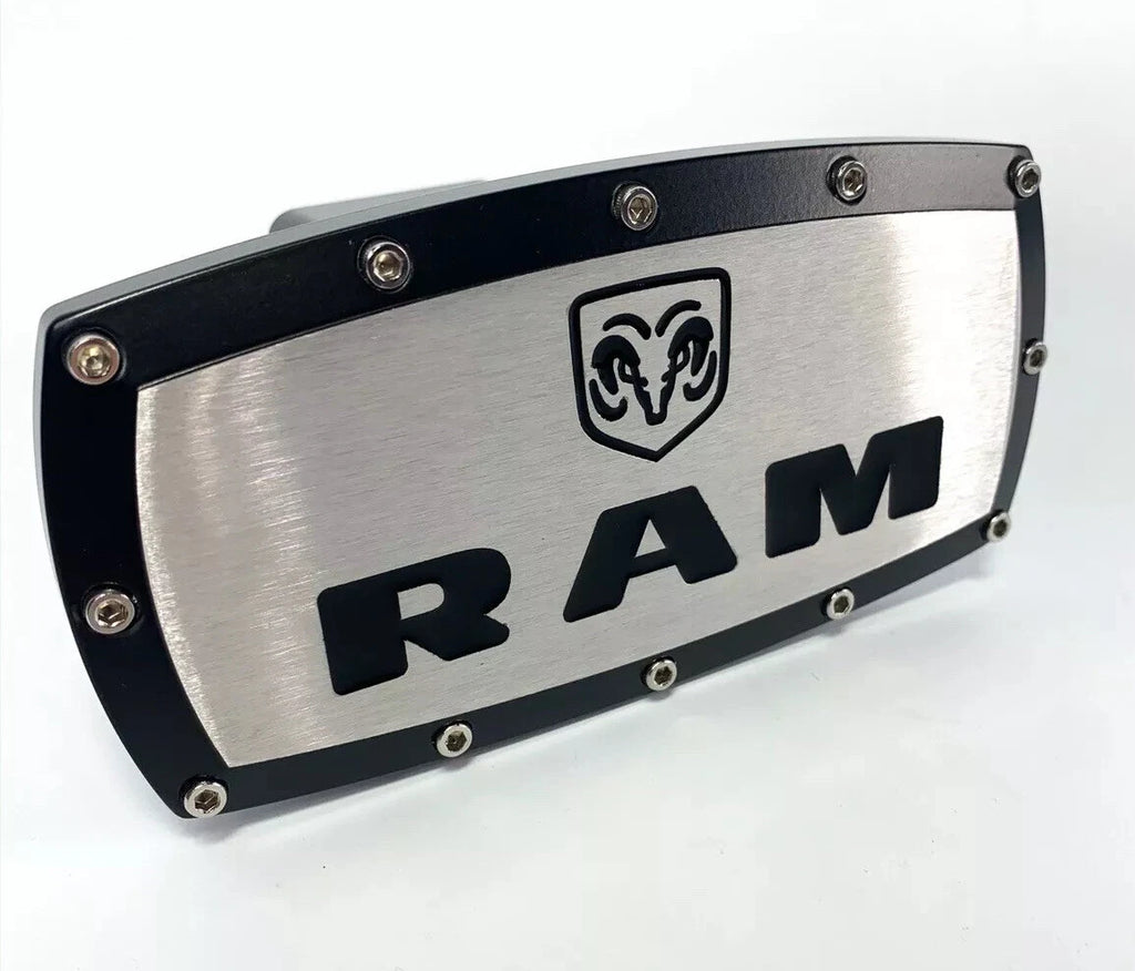 2 Inch Hitch Cover Plug Replacement for Dodge Ram Tow Receiver (2009–2024)