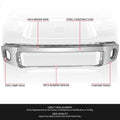 Chrome Front Bumper Cover for Toyota Tundra (2007–2013)