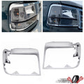 Set of 2 Chrome Headlight Trim Bezels for Ford Bronco F-150 (1992–1996)