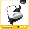 Set of 2 Power Memory Heated Chrome Mirrors for GM Pickup
