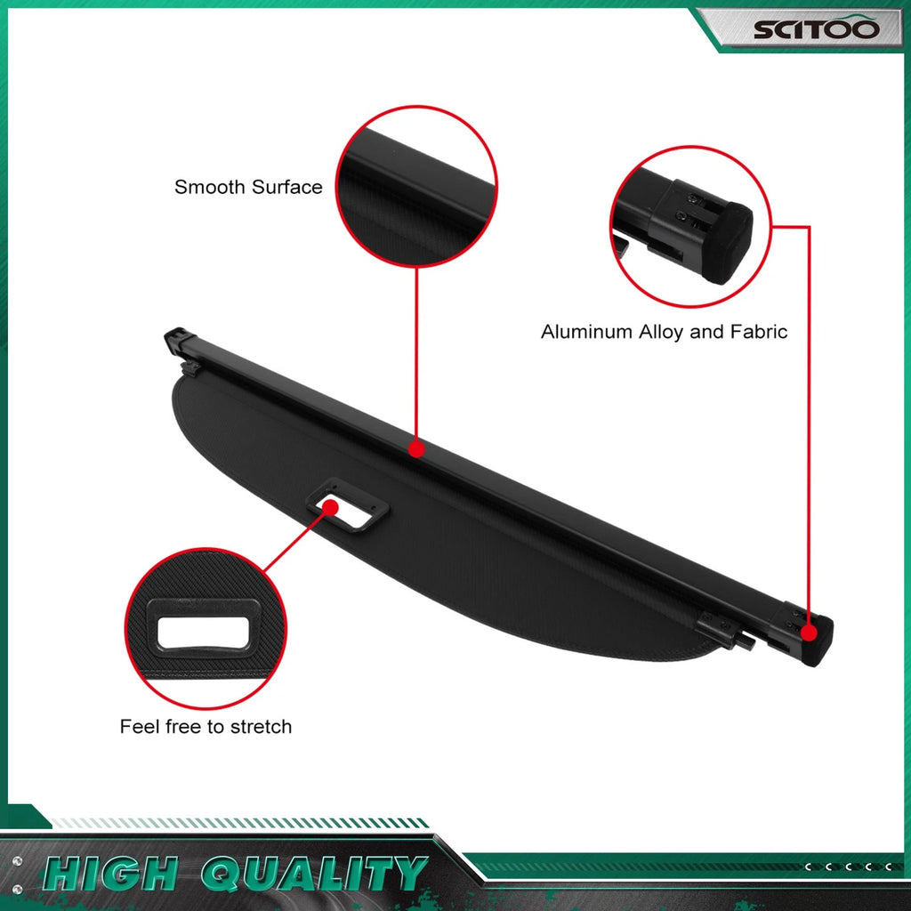 Retractable Cargo Cover for Subaru Crosstrek (2018–2023)