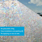Window Film for Home or Office with Laser Light Effect & Privacy