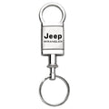 Satin-Chrome Valet Keychain - Officially Licensed for Jeep Wrangler