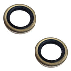 2Pcs Propeller Drive Shaft Oil Seal for OMC (0321466, 321466, 0318223)
