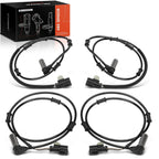 Set of 4 ABS Wheel Speed Sensors for Ford F-53 Motorhome Chassis