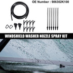 Windshield Washer Nozzle Set for Hyundai Accent (2010-2017)
