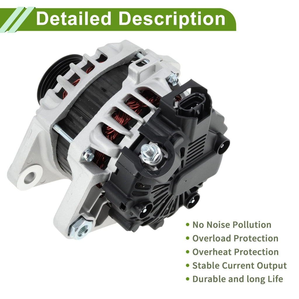 Alternator 90A 12V for Hyundai Accent (2012–2017) No. 373002B300