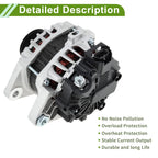 Alternator 90A 12V for Hyundai Accent (2012–2017) No. 373002B300