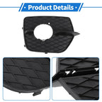 Front Right Fog Light Grill 1x for BMW X6 (2008 - 2014) Black