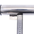 2" x 15" Polished Aluminum Slim Overflow Radiator Tank Reservoir for Universal