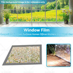 Rainbow Reflective Window Film Static Clings for Universal Fit
