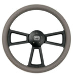 18 Inch Black 5 Hole Steering Wheel Wrap for Peterbilt Kenworth Freightliner (OEM)
