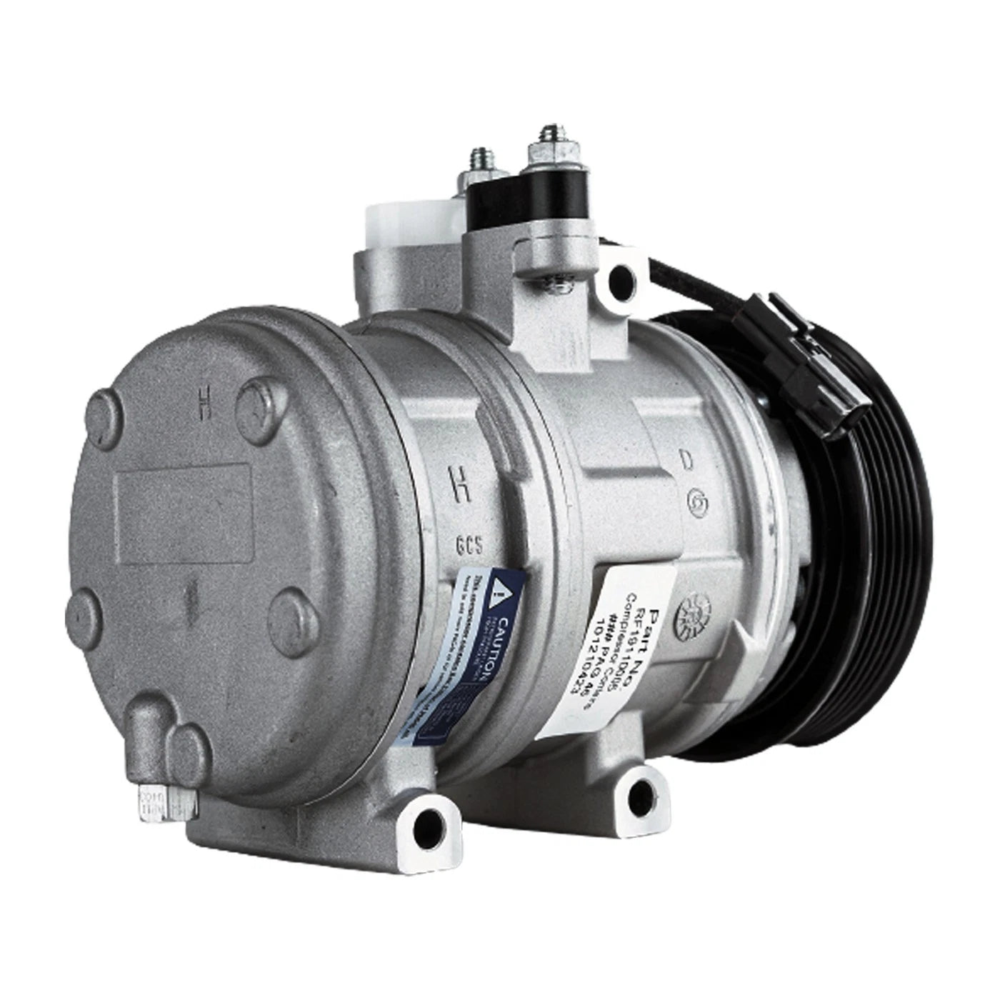 A/C Compressor for Ford F-250 Super Duty (2011–2016) with Clutch 6-Groove Pulley