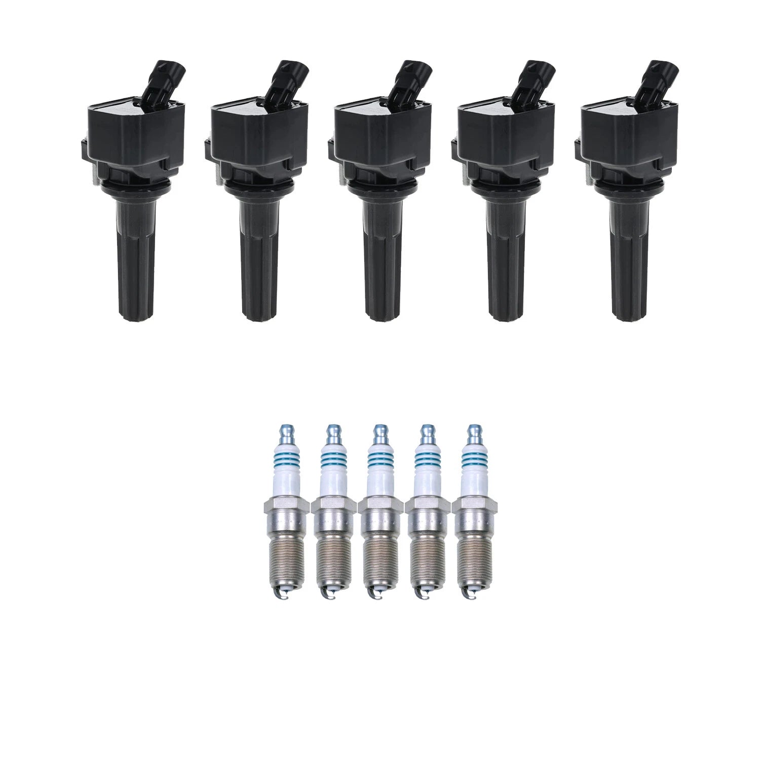 Set of 5 Ignition Coils & 5 Denso Iridium Spark Plugs for Canyon (2004–2012)
