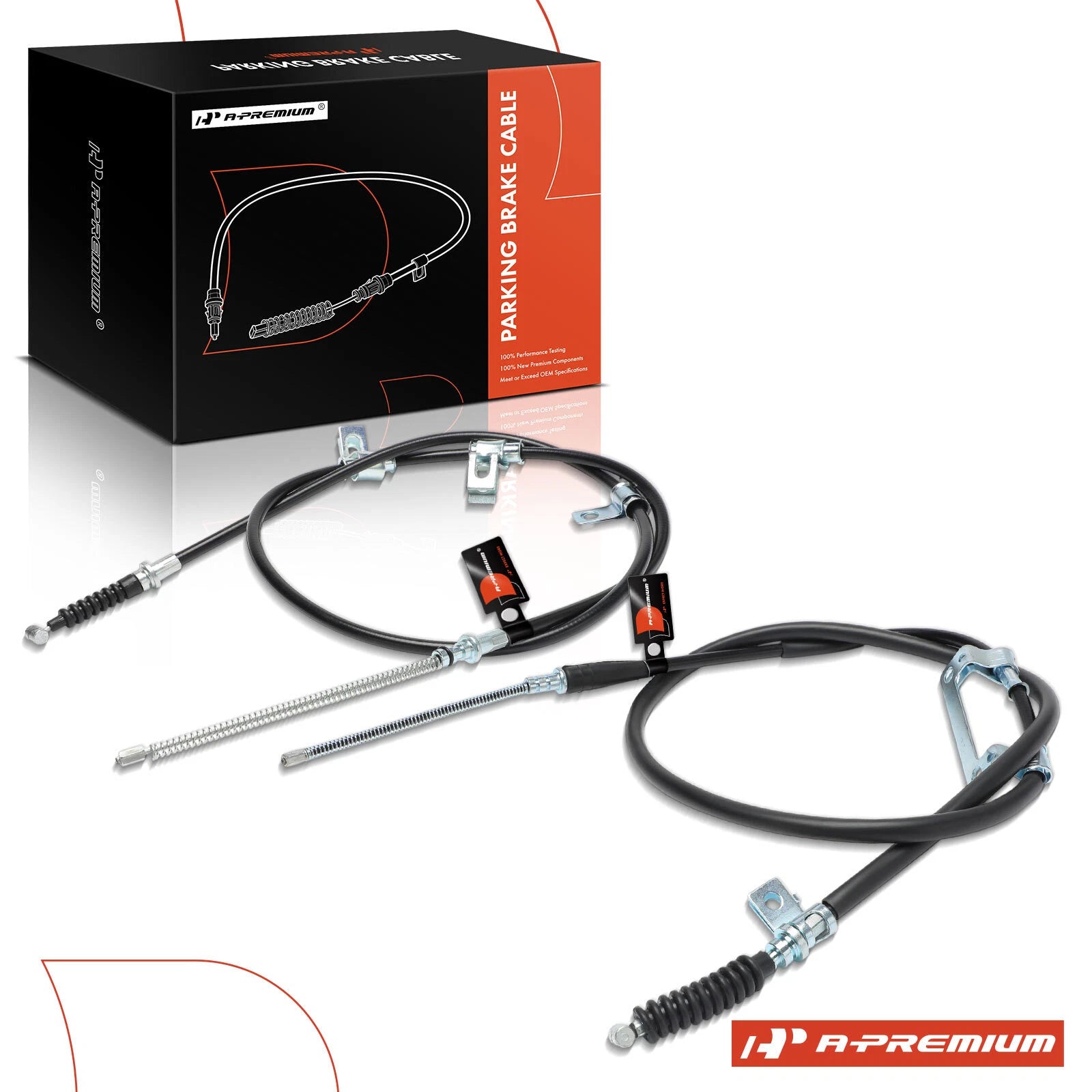 2Pcs Parking Brake Cable for Kia Sephia/Spectra (1998–2001)