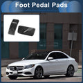 Set of 2 Automatic Foot Accelerator Pedal Covers for Ford Ranger (2024) Black
