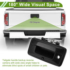 Tailgate Handle with Backup Rear View Camera No. 23128692 for Chevrolet Silverado 