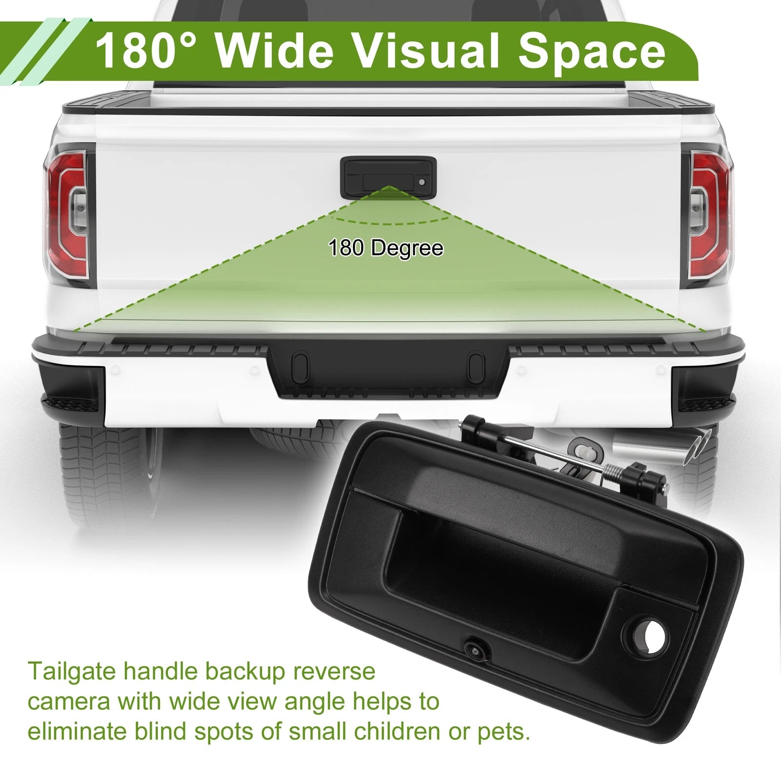 Tailgate Handle with Backup Rear View Camera No. 23128692 for Chevrolet Silverado 