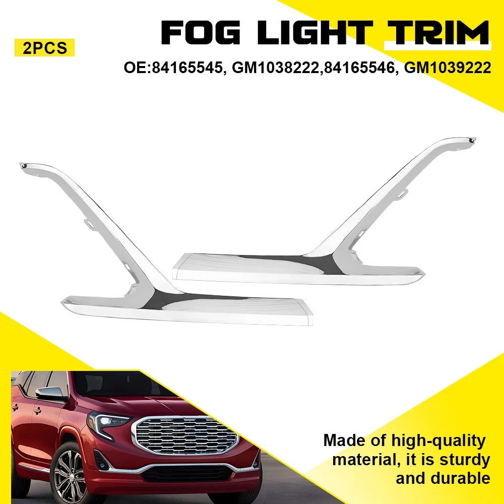 2X Fog Light Bezel Trim for GMC Terrain (2018–2021) GM1038222