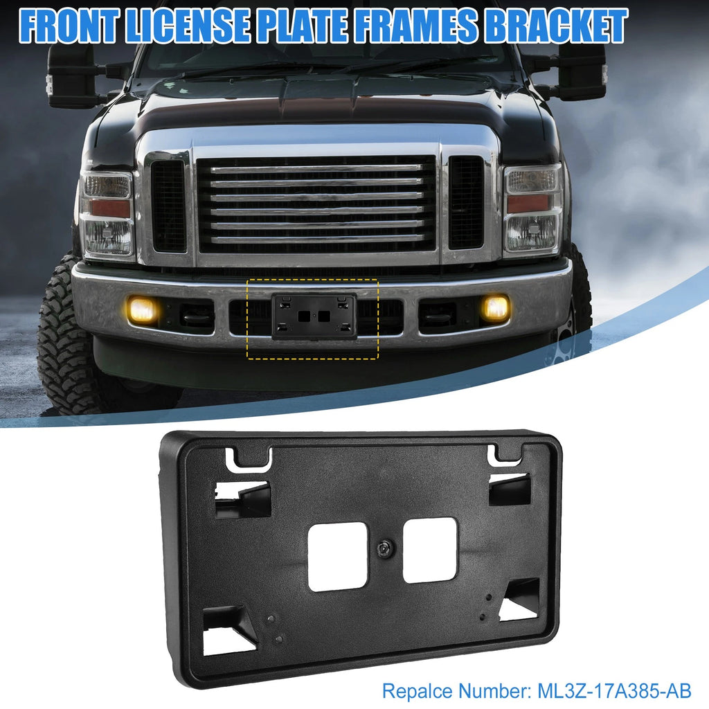 Front Bumper License Plate Bracket Holder for Ford F150 (2021–2022) ML3Z-17A385-AB