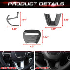 Carbon Fiber Pattern Driver Side Control Cover for Dodge Challenger Charger (2015-2023)