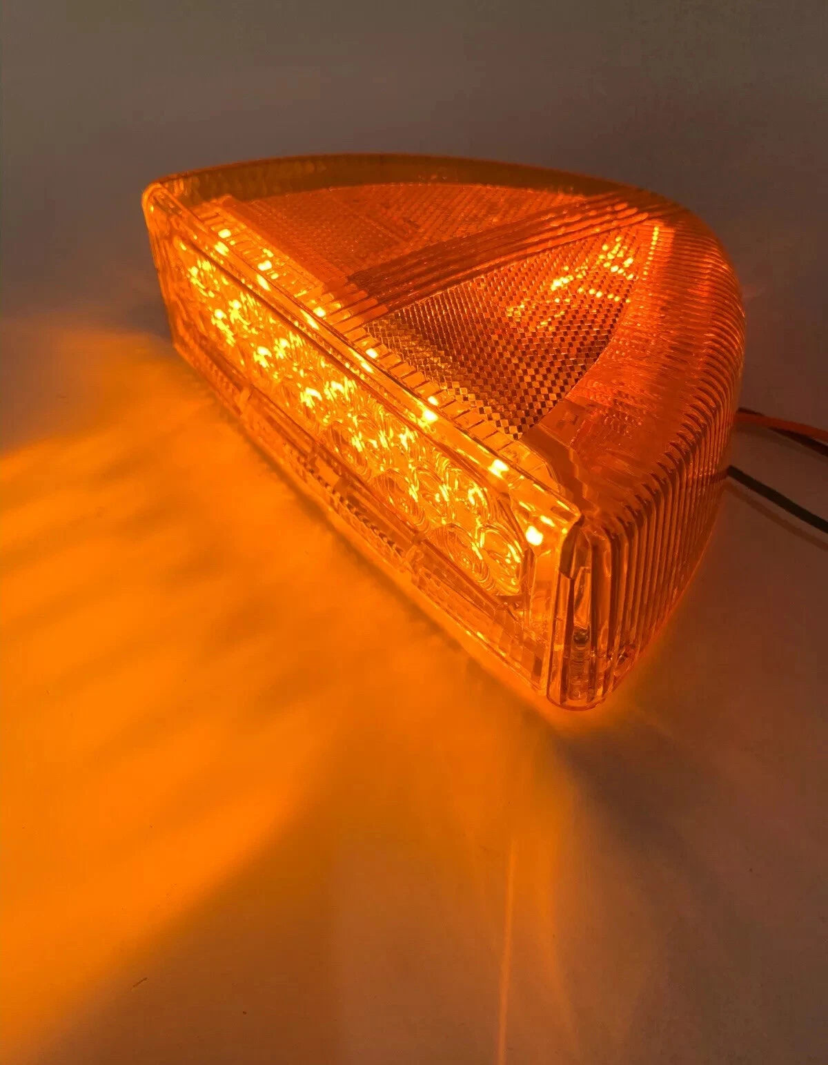 Low Profile Amber LED Side Turn Signals for Peterbilt 379 378 (2001–2016)