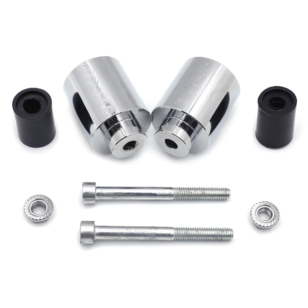 Chrome Bar Ends for Ducati SuperSport 1198 1198S/Monster 1000 (2003–200)