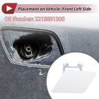Front Left Washer Nozzle Cover Cap for Mercedes-Benz S350 (2012–2013) White