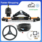 Hydraulic Steering System Kit for Marine Outboard Engine (100-300HP)