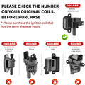 8X High Performance Ignition Coils + Plugs for Chevy (D580 C1144 UF192)