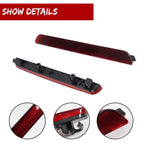2X Red Lens Rear Bumper Reflector Lights for Mazda3 Axela (2004–2009)
