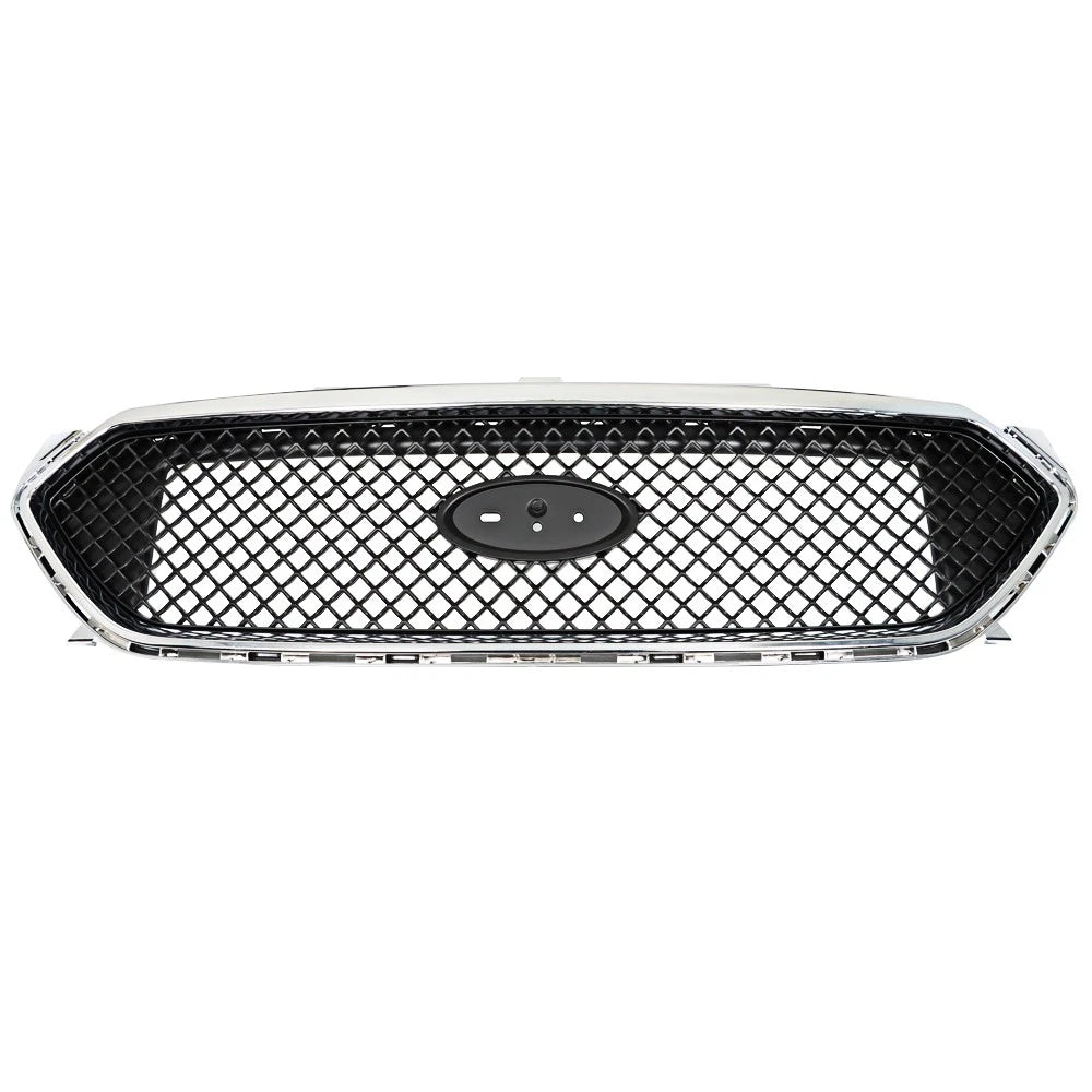 Front Upper Grille Trim for Ford Taurus SHO (2013-2019) Black Chrome