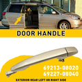 Rear Outside Door Handle RH for Toyota Sienna (2004–2010) 4Q2 H