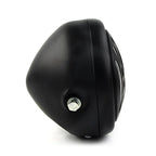 6.5" Black Motorcycle Grill Headlight for Harley Sportster