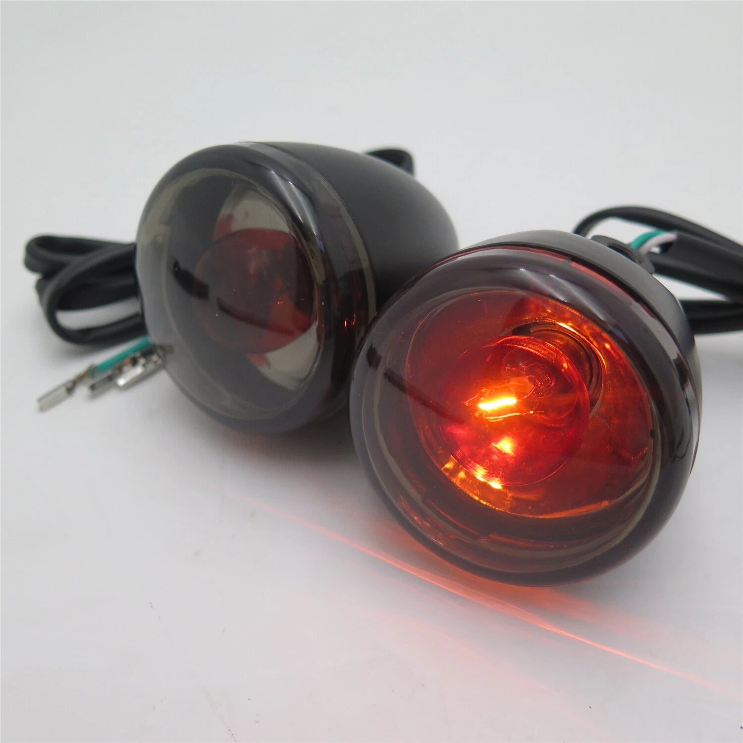 Black Smoke Rear Turn Signal Indicator for Harley Sportster XL 883 (1992–2016)