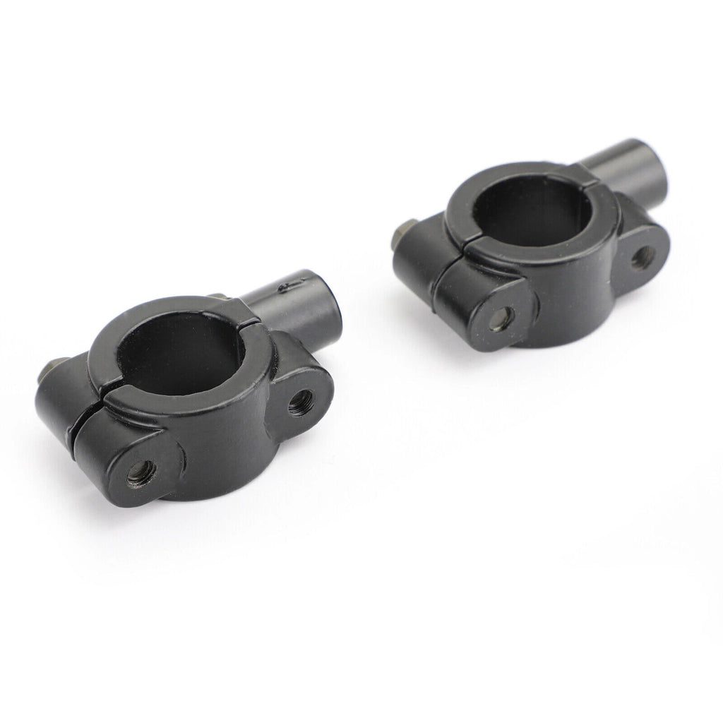 7/8" Bar Mirror Mount Holder Clamp Adaptor for Universal Motorcycle (10mm M10 CCW)