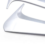 Chrome Rear Window Side Spoiler Wing Cover Trims for Toyota Highlander (2014-2019)