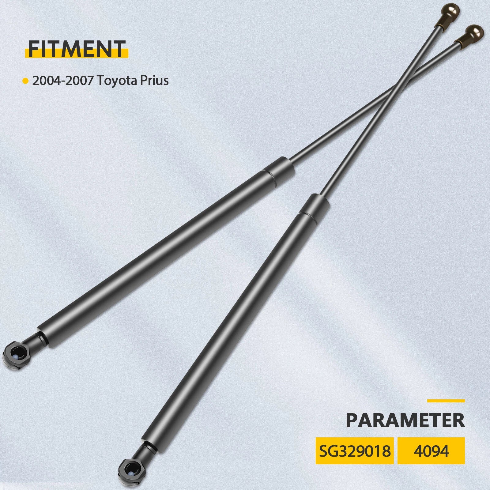 Set of 2 Hatch Lift Supports for Toyota Prius (2004–2007)
