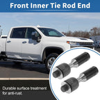 2 Pcs Front Inner Tie Rod End Links for Isuzu Ascender (2003–2008) EV80965